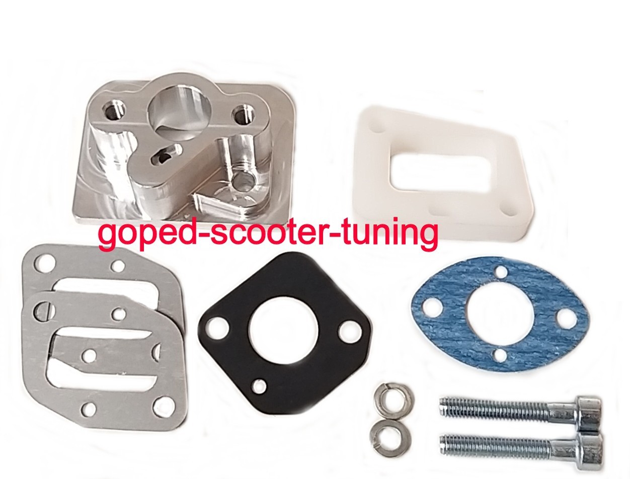 GASKETS GOPED G23 G260 GP290 CARB INSULATOR 23CC GAS SCOOTER INTAKE MANIFOLD 